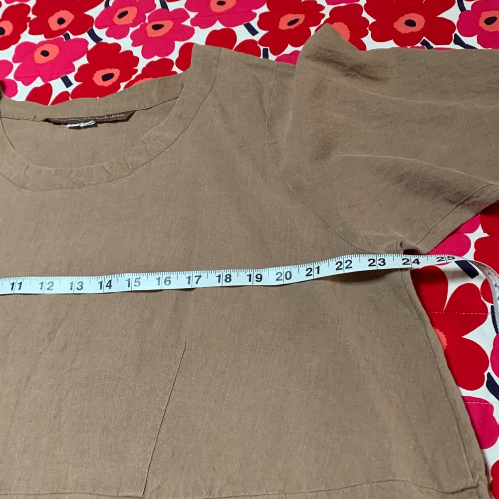 J Morgan Puett vintage linen dress - Picture 6 of 7